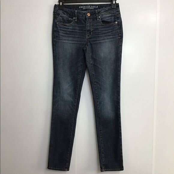 American Eagle Outfitter Skinny Super Stretch Sz 6 - Picture 1 of 12